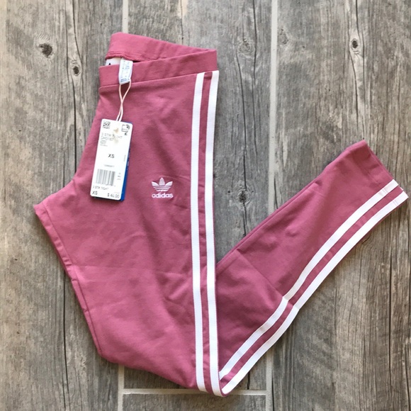 Last Pair! Women’s Adidas 3 Stripe Tights - Picture 3 of 3